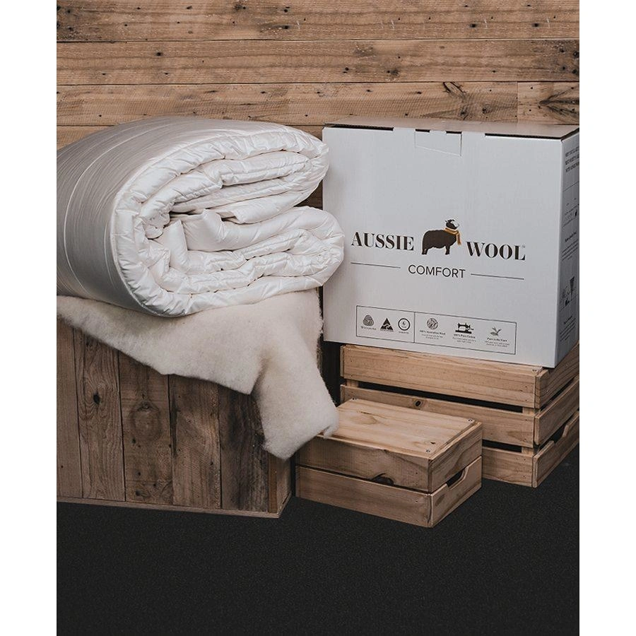 Cozy Aussie Wool Quilt for Warmth and Style