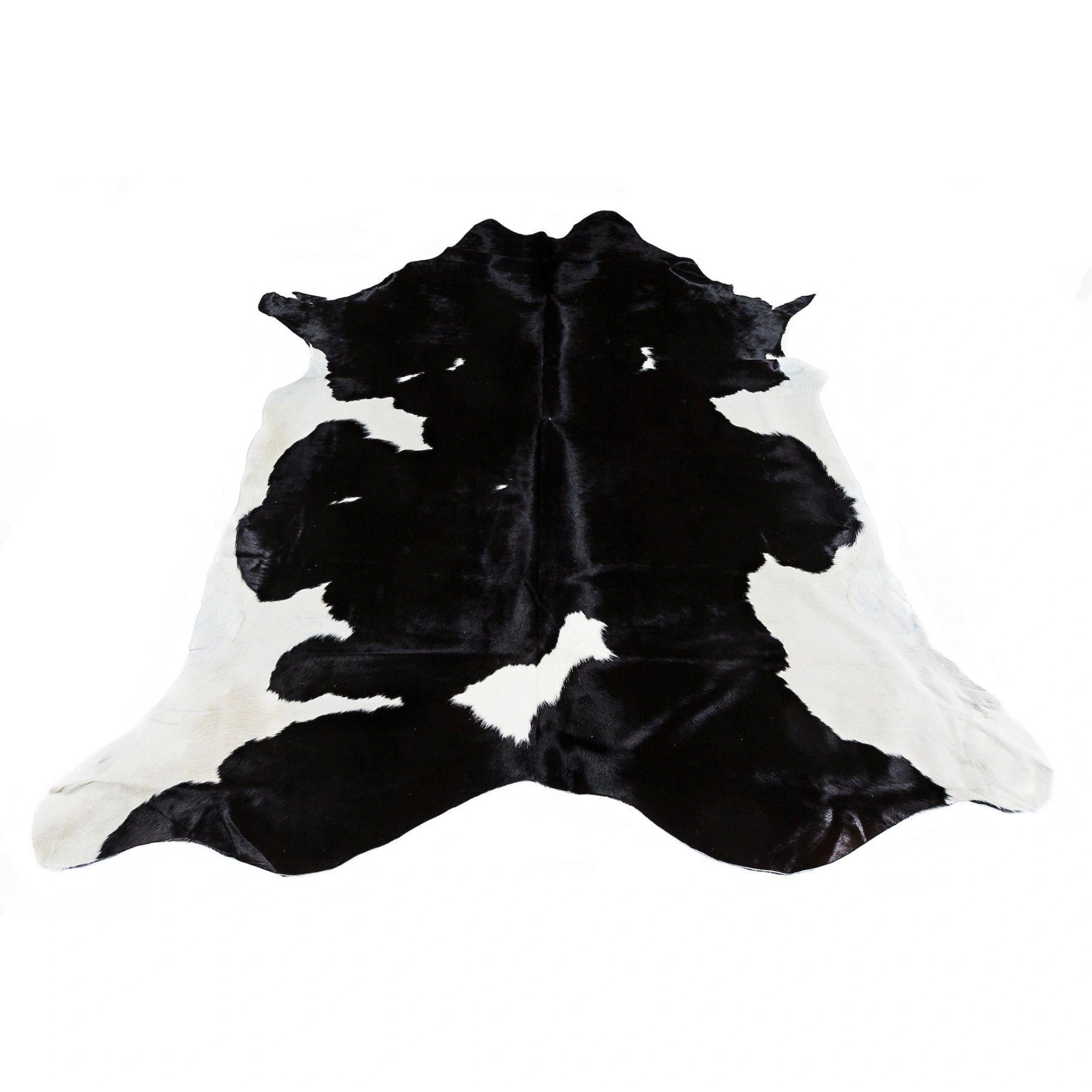 Black & White Beauty Luxurious Friesian Cowhide Rug Large & In Charge